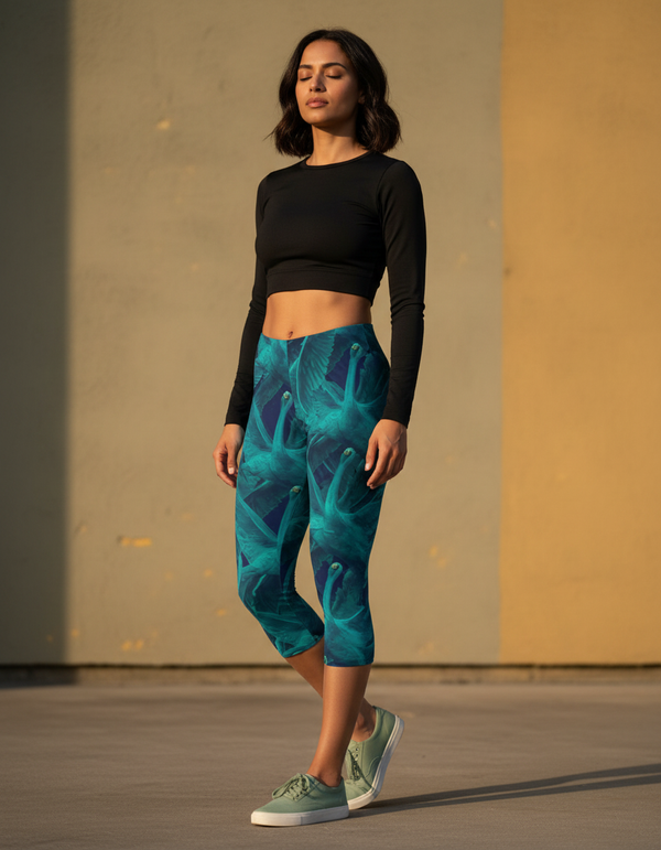 Elegance Capri Leggings Capri Leggings — Dripper