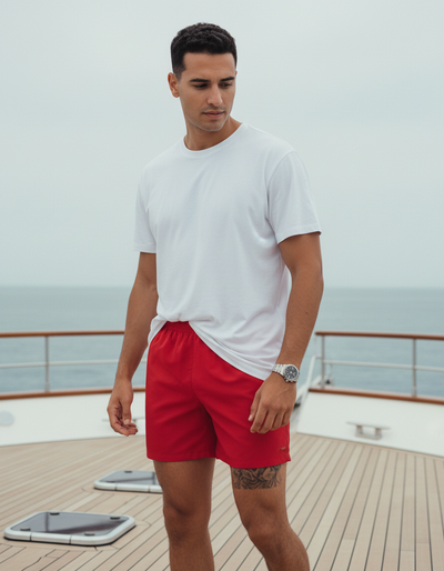 Valentino Red Men's Swim Trunks swim trunks