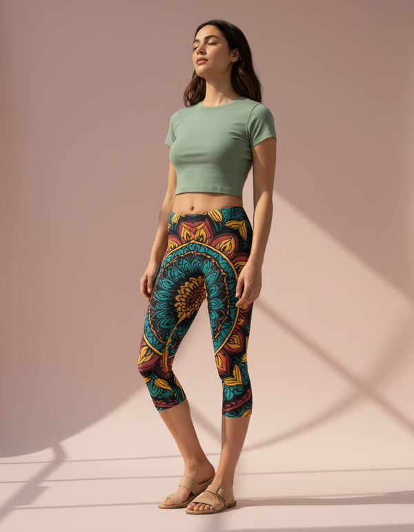 Karma Capri Leggings Capri Leggings — Dripper