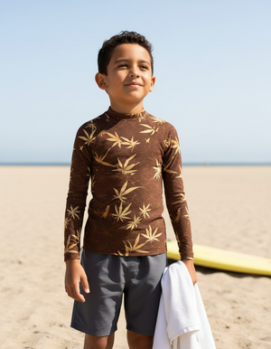 Muskmelon Mizu Kids Rash Guard Kids Rash Guard — Dripper