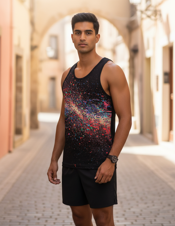 Pixelate Tank Top Men's Tank Top — Dripper