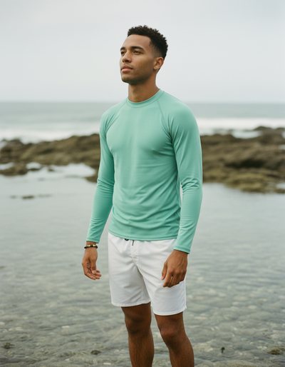 Men's Seafoam rash guard