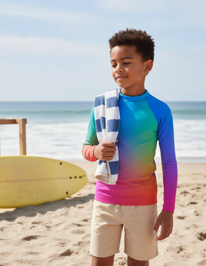 Chromatic Rash Guard Kids Rash Guard — Dripper