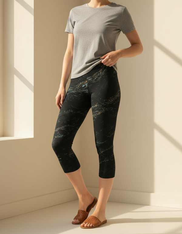 Nocturne Capri Leggings Capri Leggings — Dripper