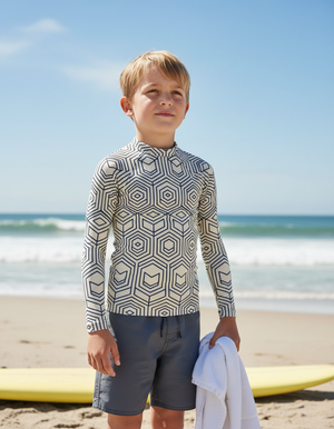 Haruka Rash Guard Kids Rash Guard — Dripper