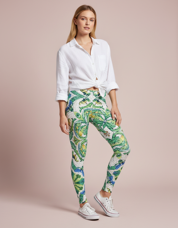 Women's Sicilian Maiolica Leggings