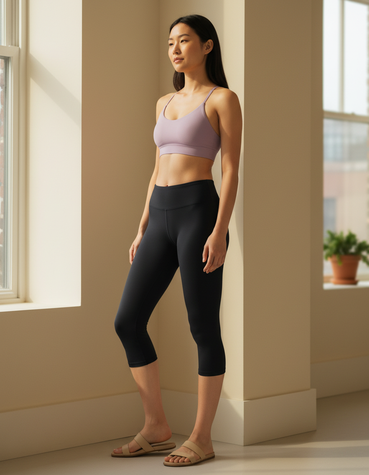 Ink Leggings Capri Leggings — Dripper