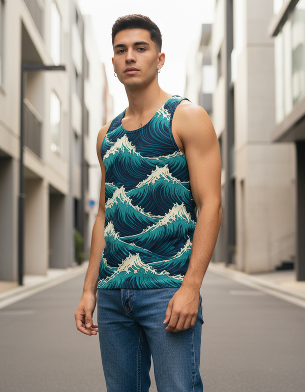 Cascade Tank Top Men's Tank Top — Dripper