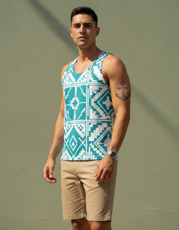 Horizon Tank Top Men's Tank Top — Dripper