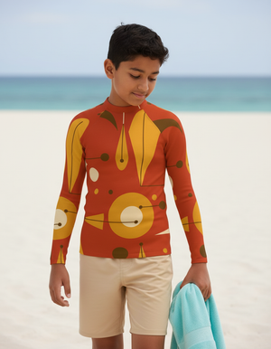 Youth Lemon Yellow youth rashguards
