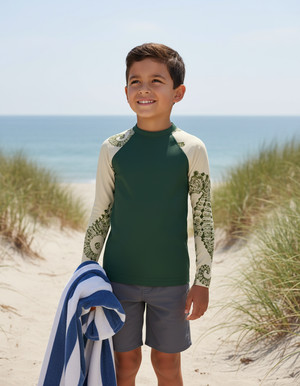Sycamore Abyss Kids Rash Guard Kids Rash Guard — Dripper