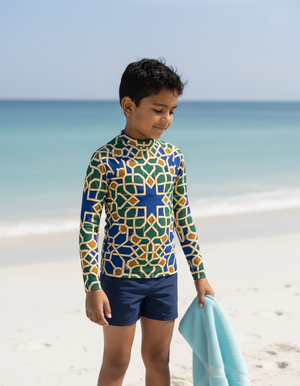 Kids Rhodonite Albaicín kids rashguards