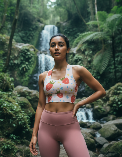 Blush Longline Sports Bra longline sports bra