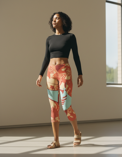 Lava Falls Ebb Capri Leggings capri leggings