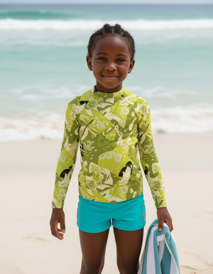 Kids Lime Mizuki kids rashguards
