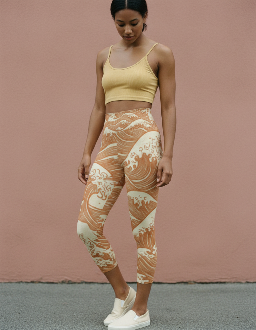 Muskmelon Kaze capri yoga leggings