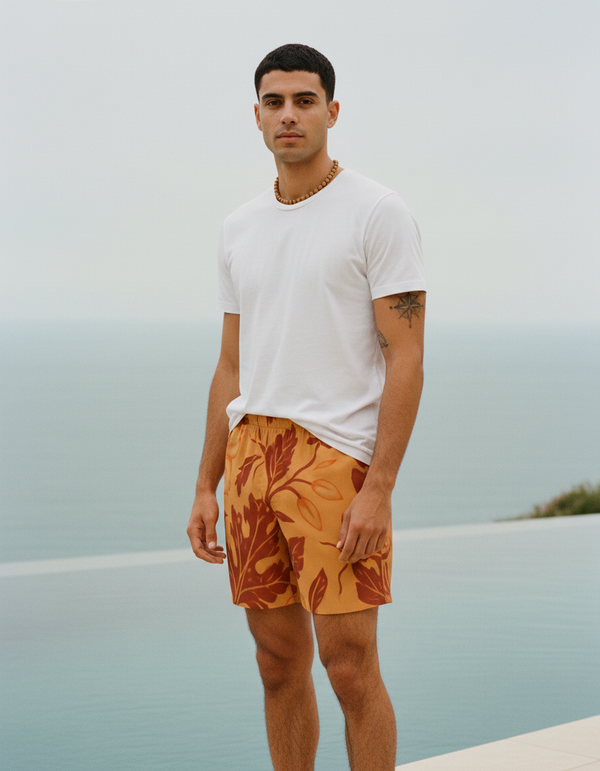 Men's Merian Botanical Swim Trunks
