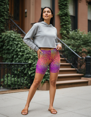 Women's Holographic Short Shorts