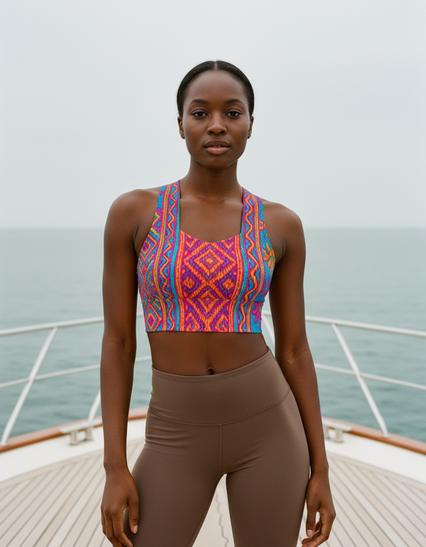Energizing Flow Quechua Longline Sports Bra