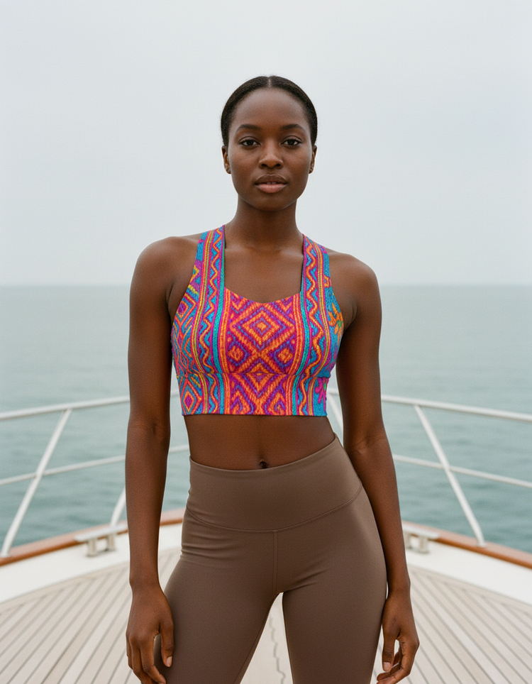 Energizing Flow Quechua Longline Sports Bra