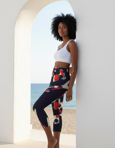 Serenity Capri Yoga Leggings capri yoga leggings