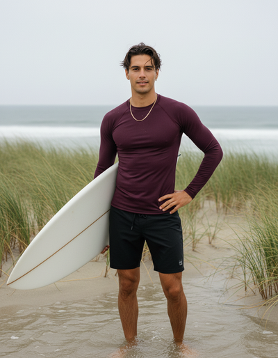Men's Blackberry rash guard