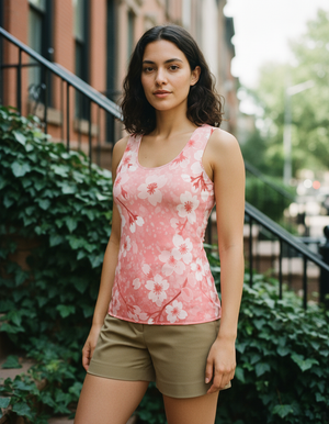 Women's Sakura Cherry Blossom Tank Top