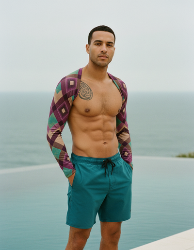 Men's Rhodonite Horizon rash guard