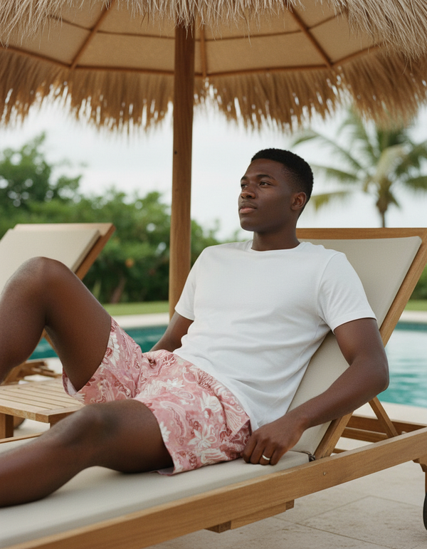 Men's Batik Collection Swim Trunks