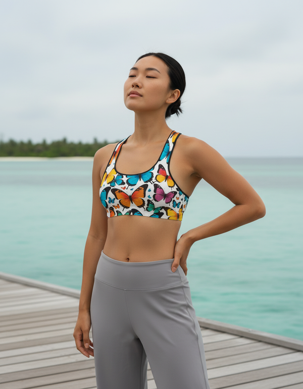Flutter Longline Sports Bra Classic longline sports bras