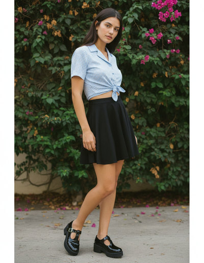 Raven Skater Skirt skater skirt