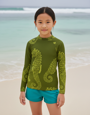 Kids Acacia Abyss kids rashguards