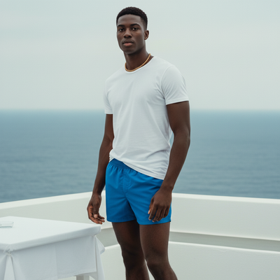 Classic Blue Men's Swim Trunks swim trunks