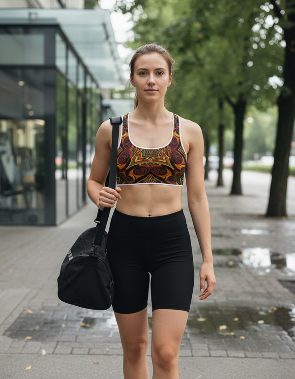 Ankara Collection sports bras