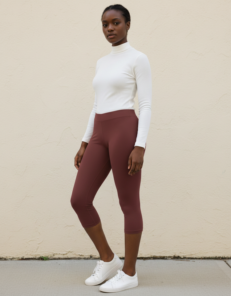 Garnet Leggings Capri Leggings — Dripper