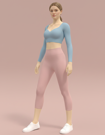 Morganite Capri Yoga Leggings capri yoga leggings