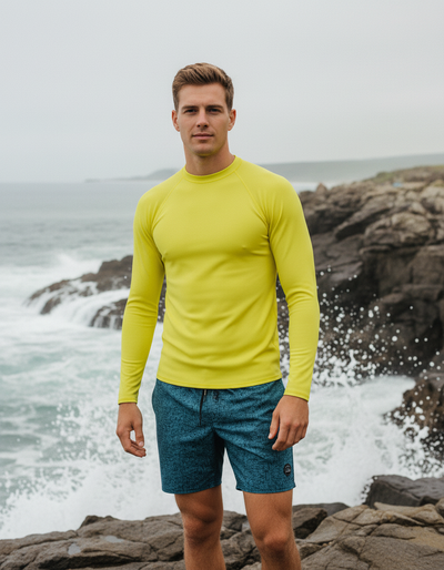 Men's Laser Lemon rash guard