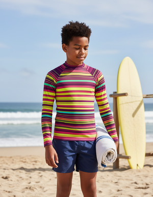 Youth Electric Fuchsia Eclipse youth rashguards