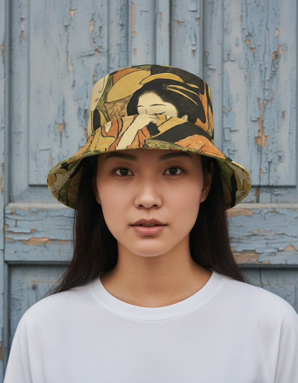 Utamaro Collection bucket hats