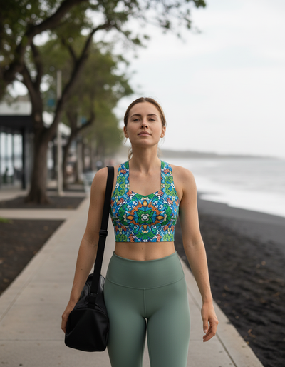 Jewel Longline Sports Bra longline sports bra