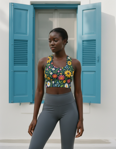 Fern Longline Sports Bra longline sports bra