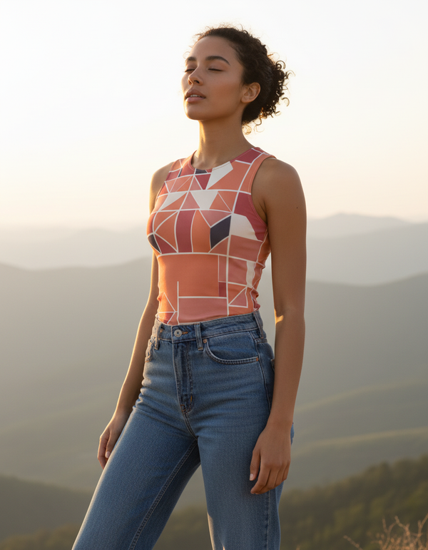 Kaleidoscope Tank Top Women's Tank Top — Dripper