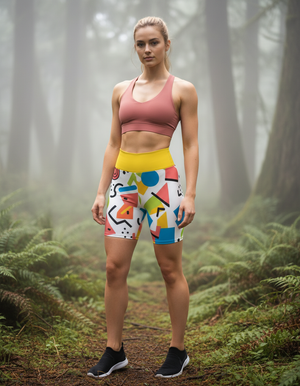 Quasar Yoga Shorts Yoga Shorts — Dripper