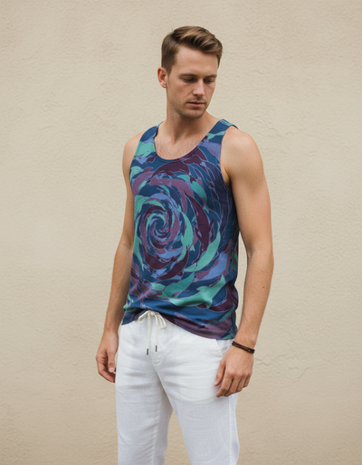 Men's Rhodonite Aqua Tank Top tank top