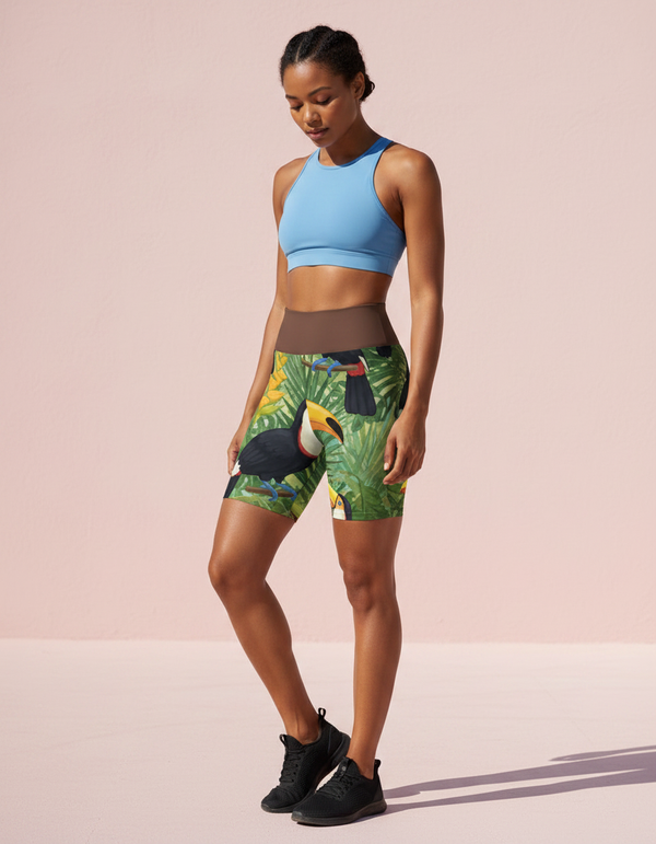 Toucan Collection yoga shorts
