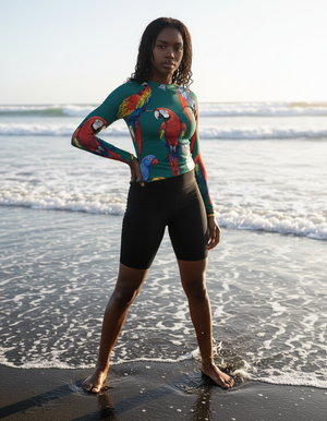 Jungle Rash Guard Women's Rashguard — Dripper