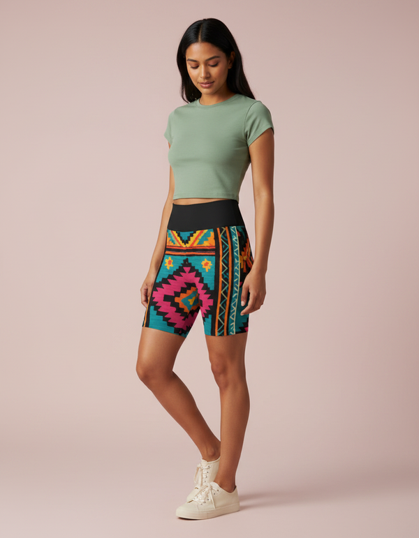 Andean Collection yoga shorts