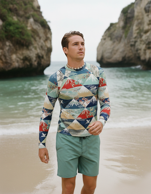 Men's Rhodonite Zenith men's short-sleeve rashguards