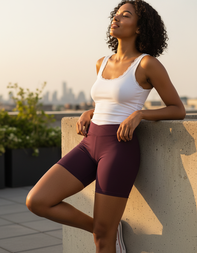 Aubergine Short Shorts short shorts