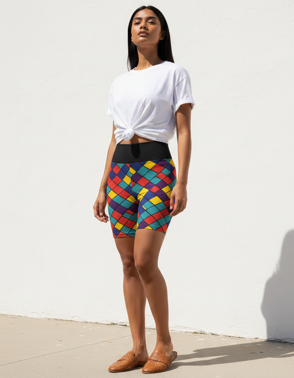Dynamic Flow Vortex Yoga Shorts